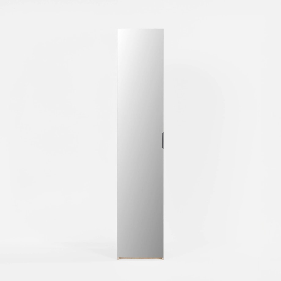 Szafa wąska ADBOX 50x249,6x60 cm dąb artisan z lustrem szufladą i drążkiem 
