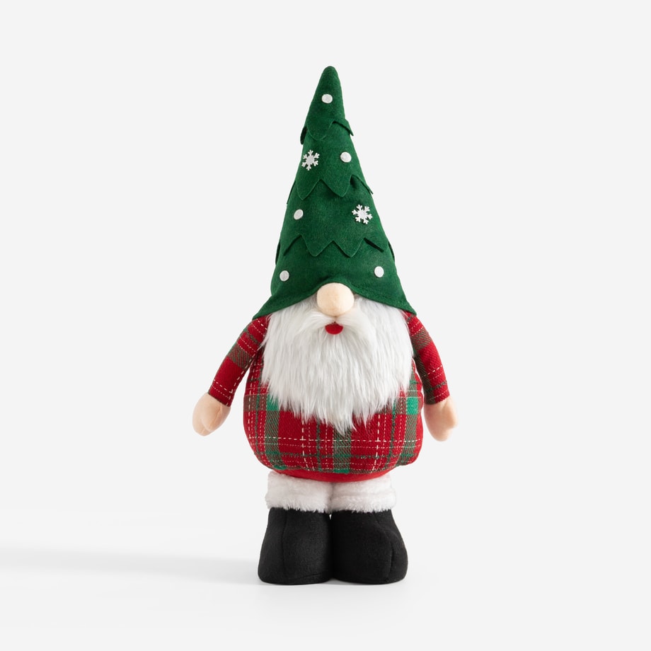 Skrzat dekoracyjny zielono-czerwony 45 cm