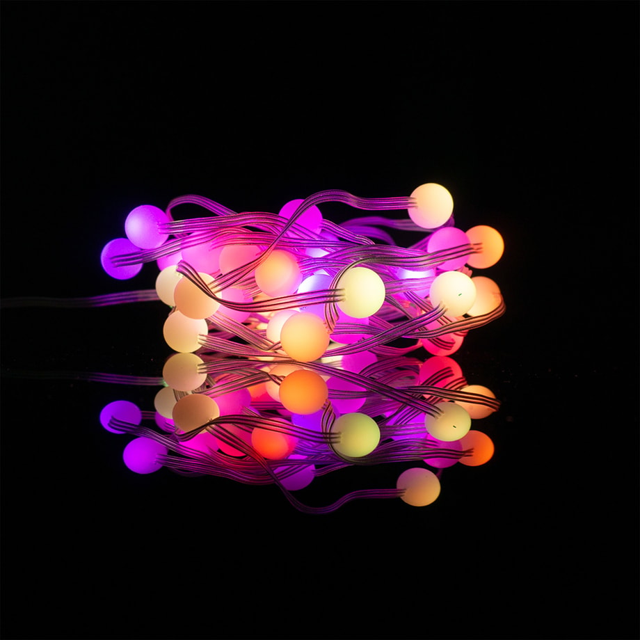 Girlanda LED RGB 50 diod MAGIC LAMPS PERŁA 5 m
