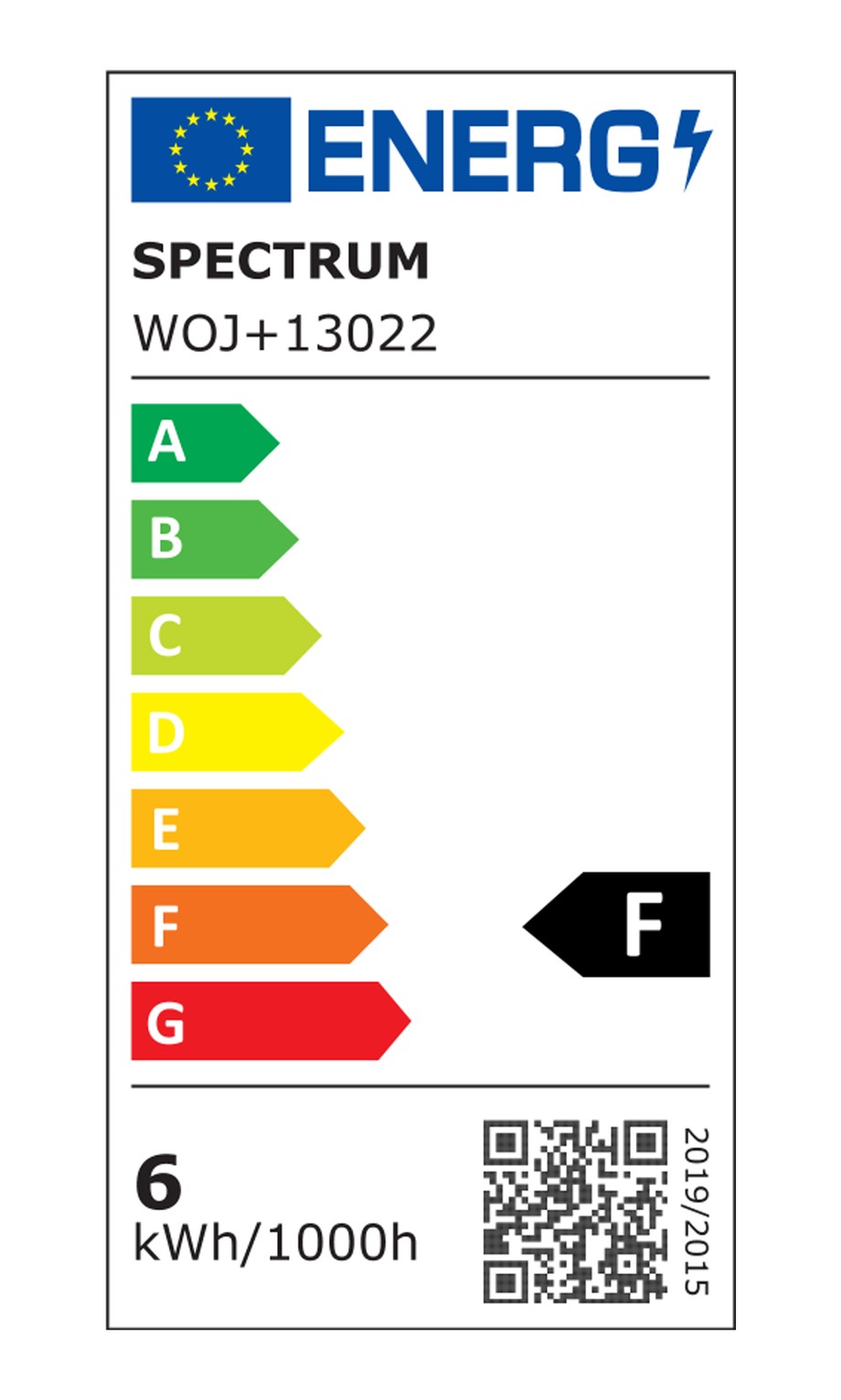 Żarówka LED E14 6W KULKA barwa ciepła SPECTRUM