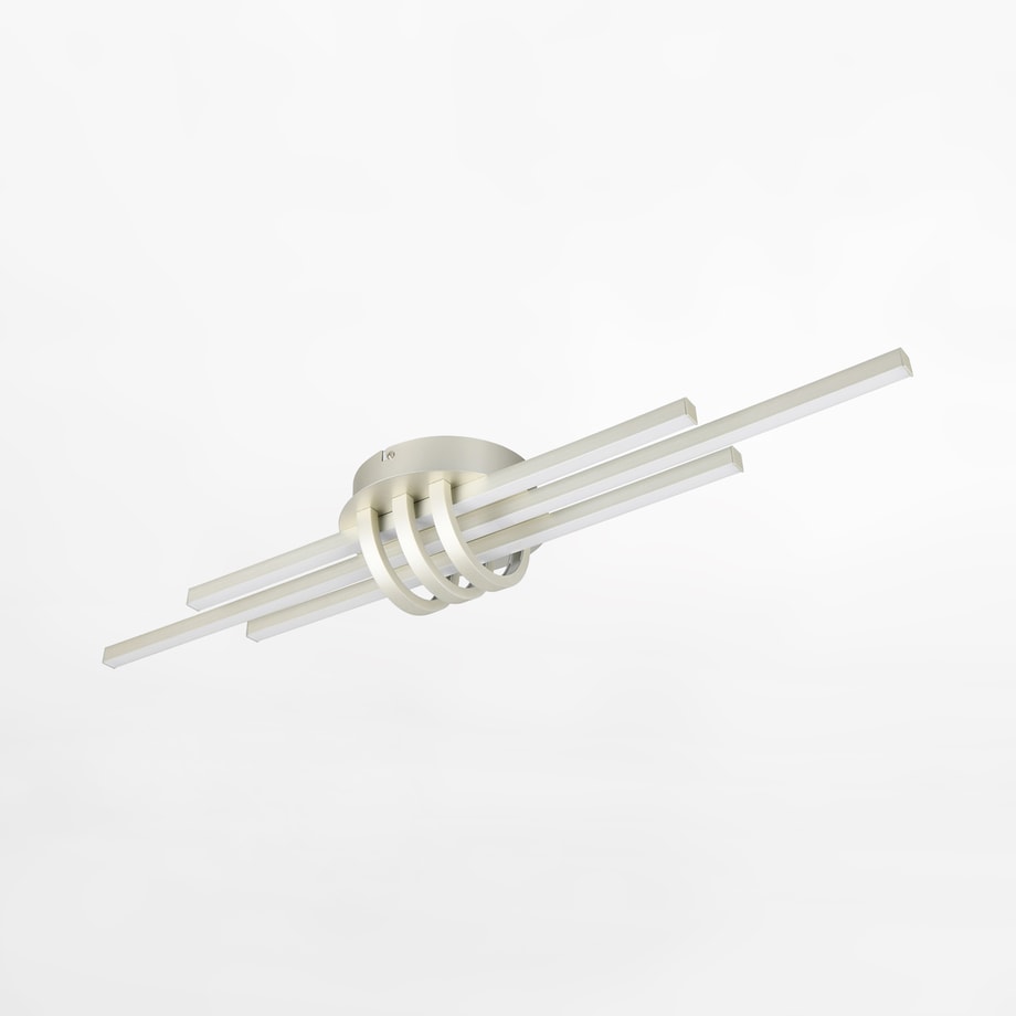 Lampa sufitowa LED nikiel CINTO