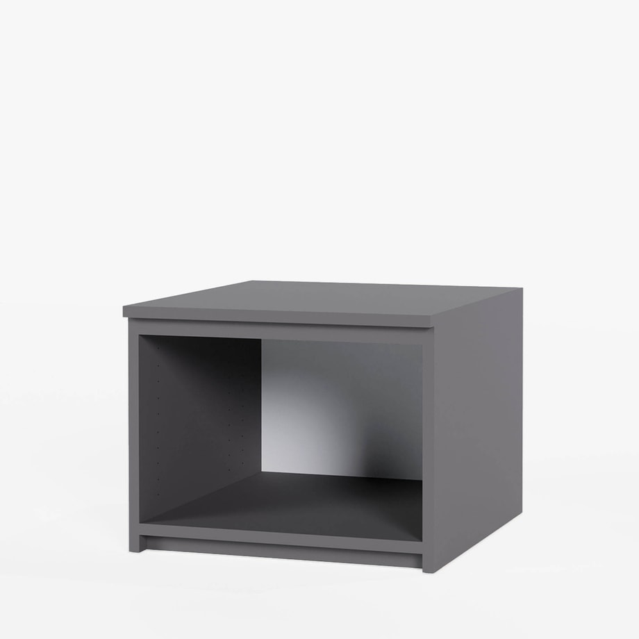 Siedzisko 50x55,5x40 cm szare ADBOX II