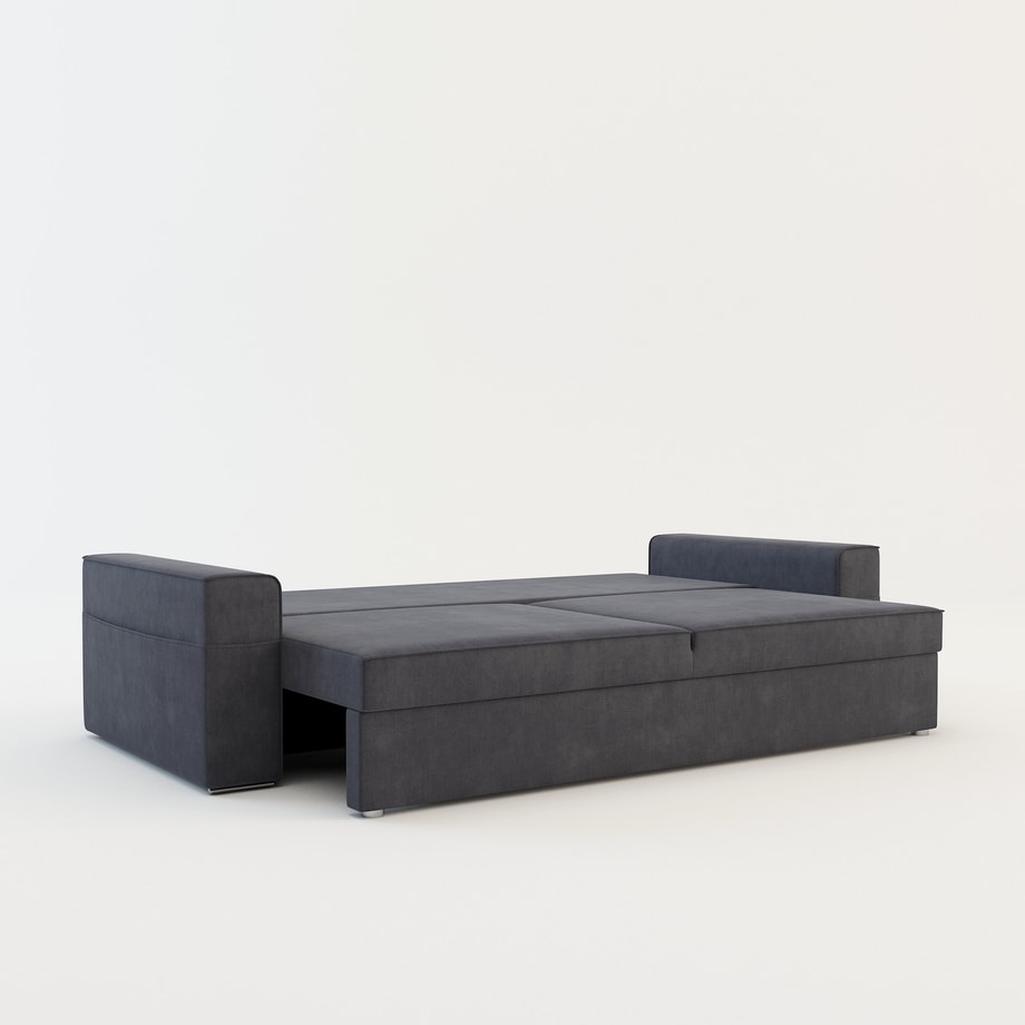Sofa szara z kieszenią LOLLY