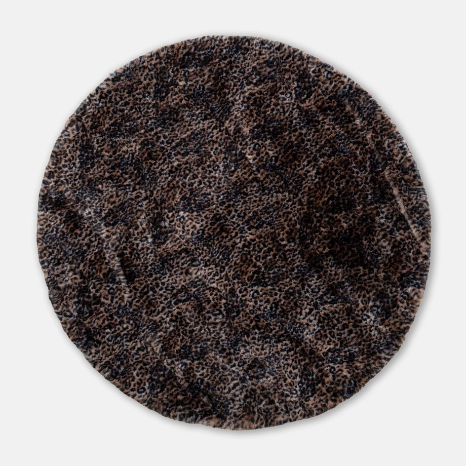 Dywan okrągły lampart 120 cm ZANZI