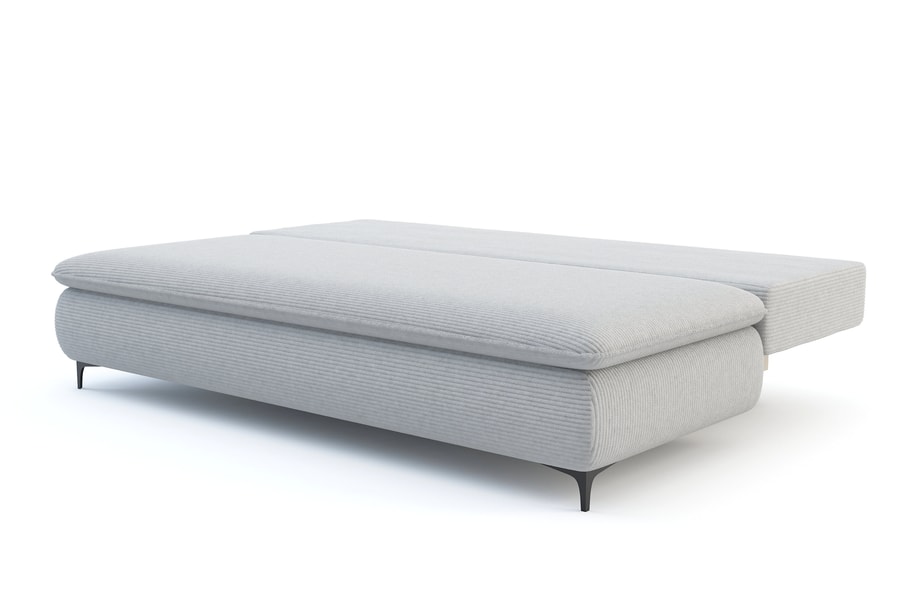 Sofa rozkładana szara PASO