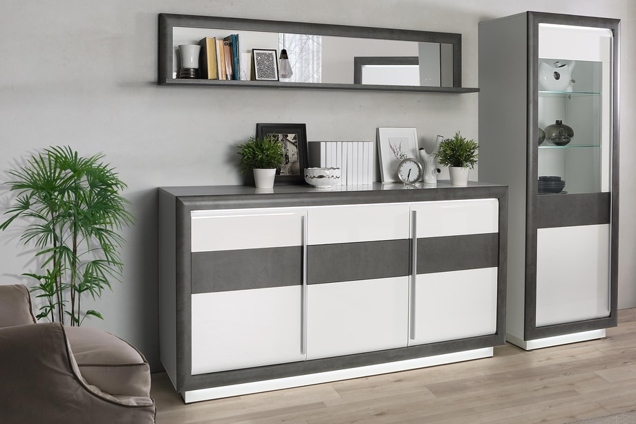 Komoda CANNE NEW 2S3D z oświetleniem