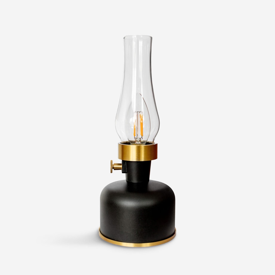 Lampa stołowa LED czarna OLIA