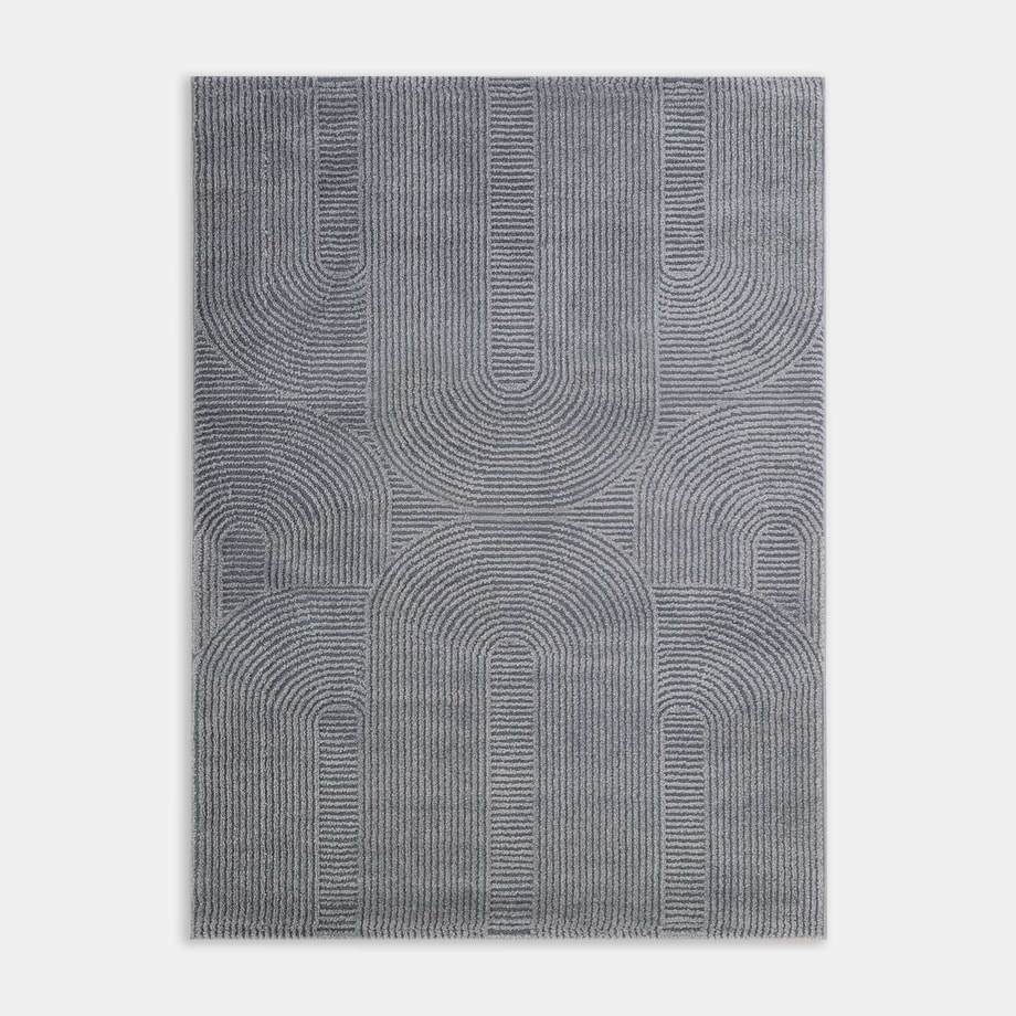 Dywan w stylu nowoczesnym, niebieski, 160x230 cm ELBA