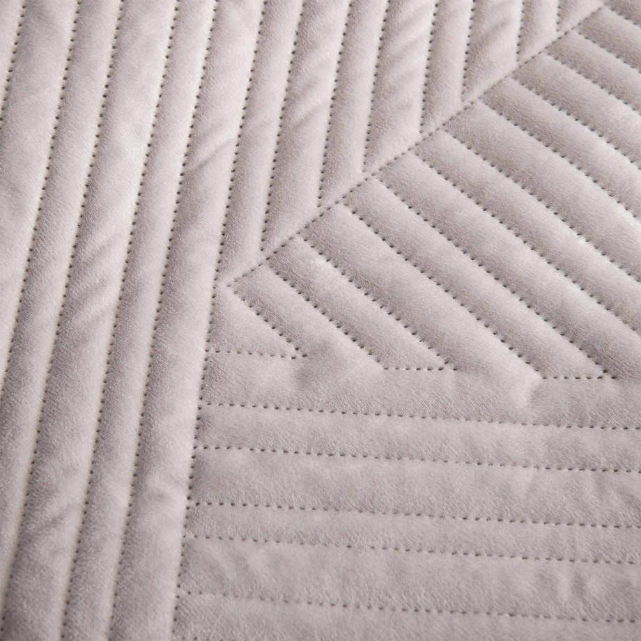 Narzuta jasnoszara 180x200 cm SENSO