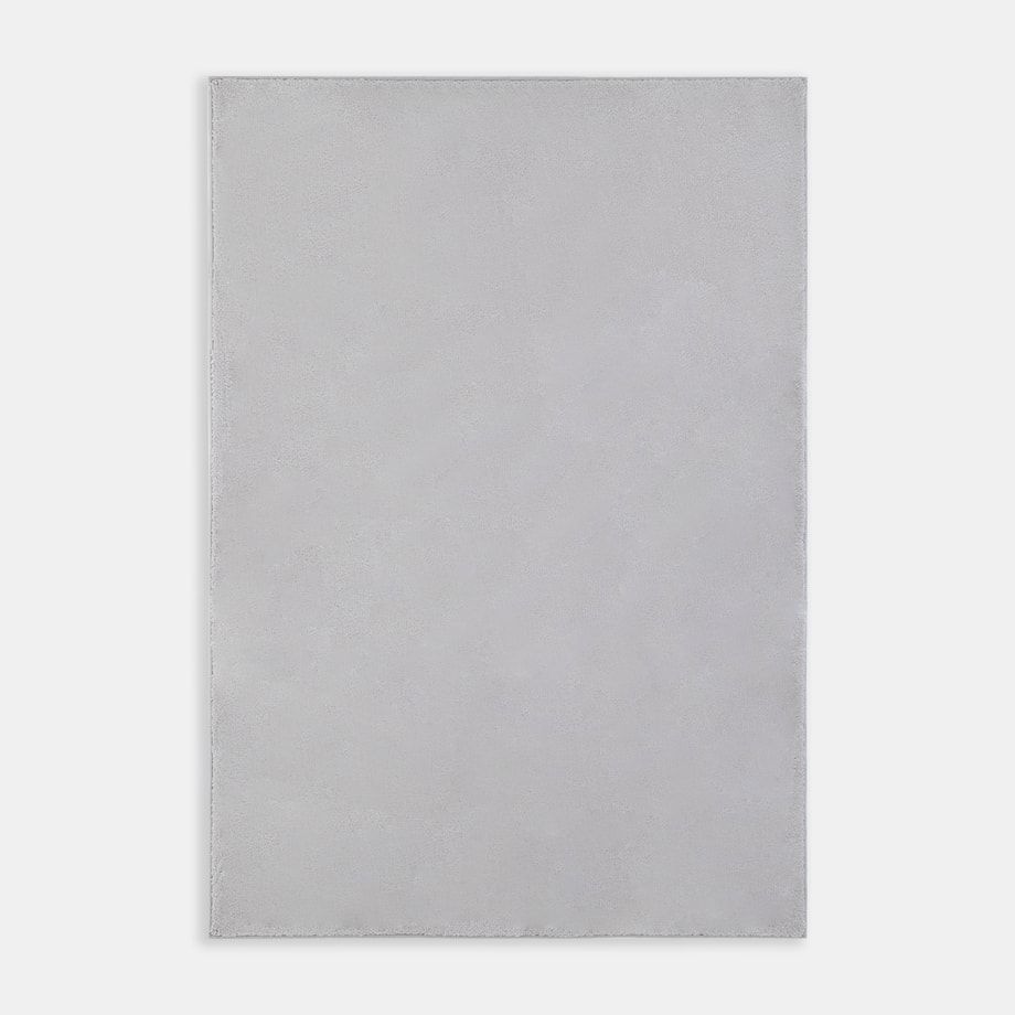 Dywan srebrno-szary SOLID 160x230 cm