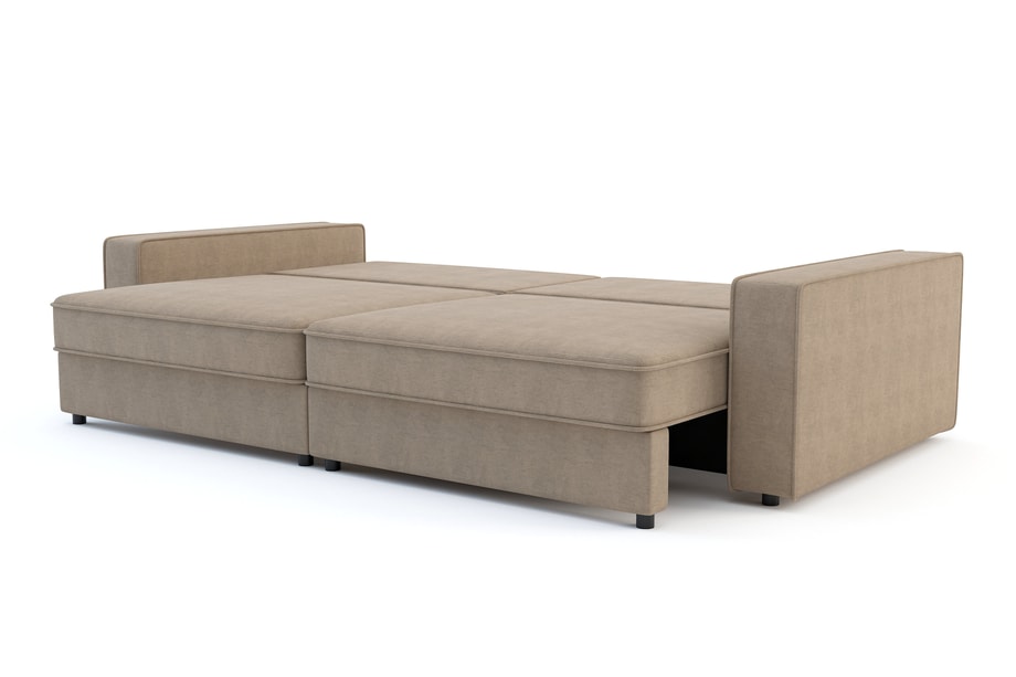 Sofa rozkładana 4-osobowa MARKOS beżowa