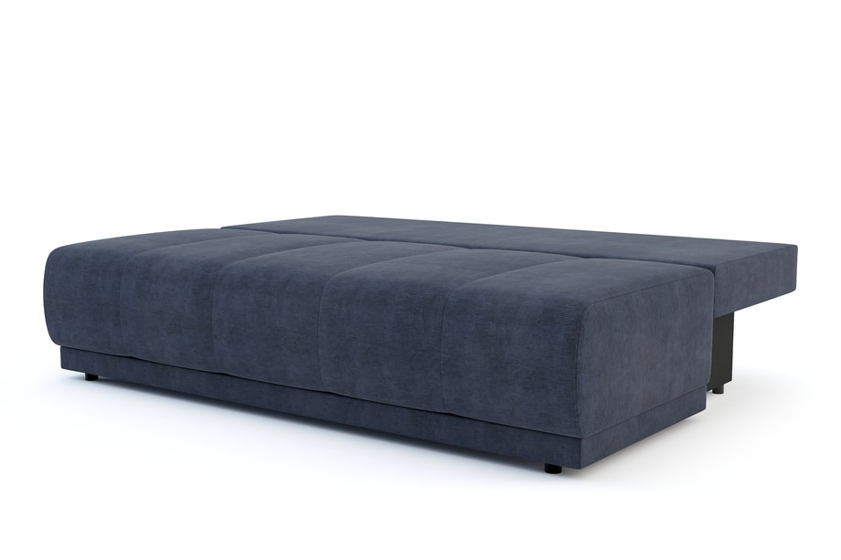 Sofa rozkładana 3-osobowa granatowa AGRI