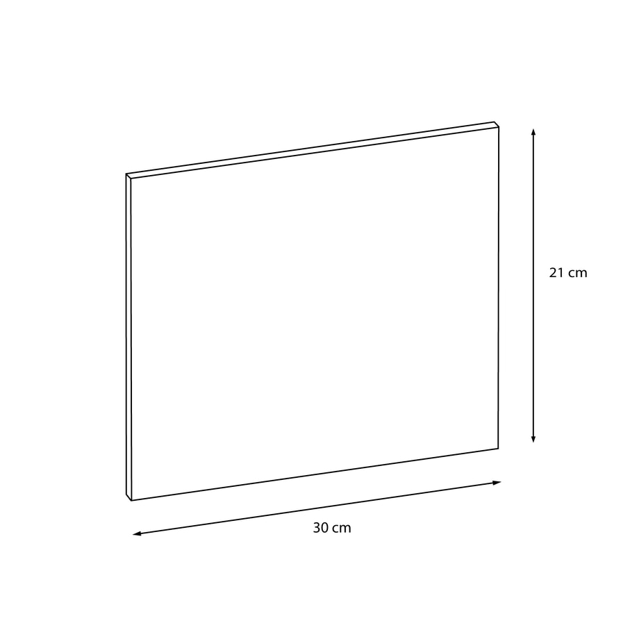 Blenda granatowa mat 30x21 cm MADERA