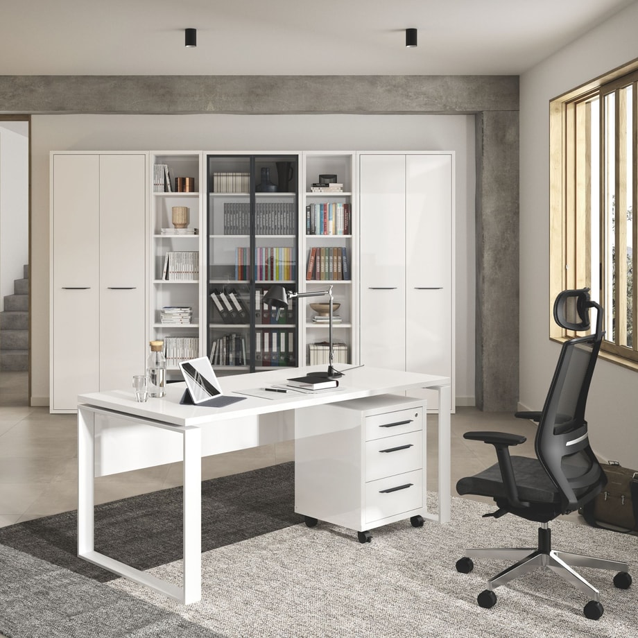 Front meblowy DISEGNO OFFICE biały połysk
