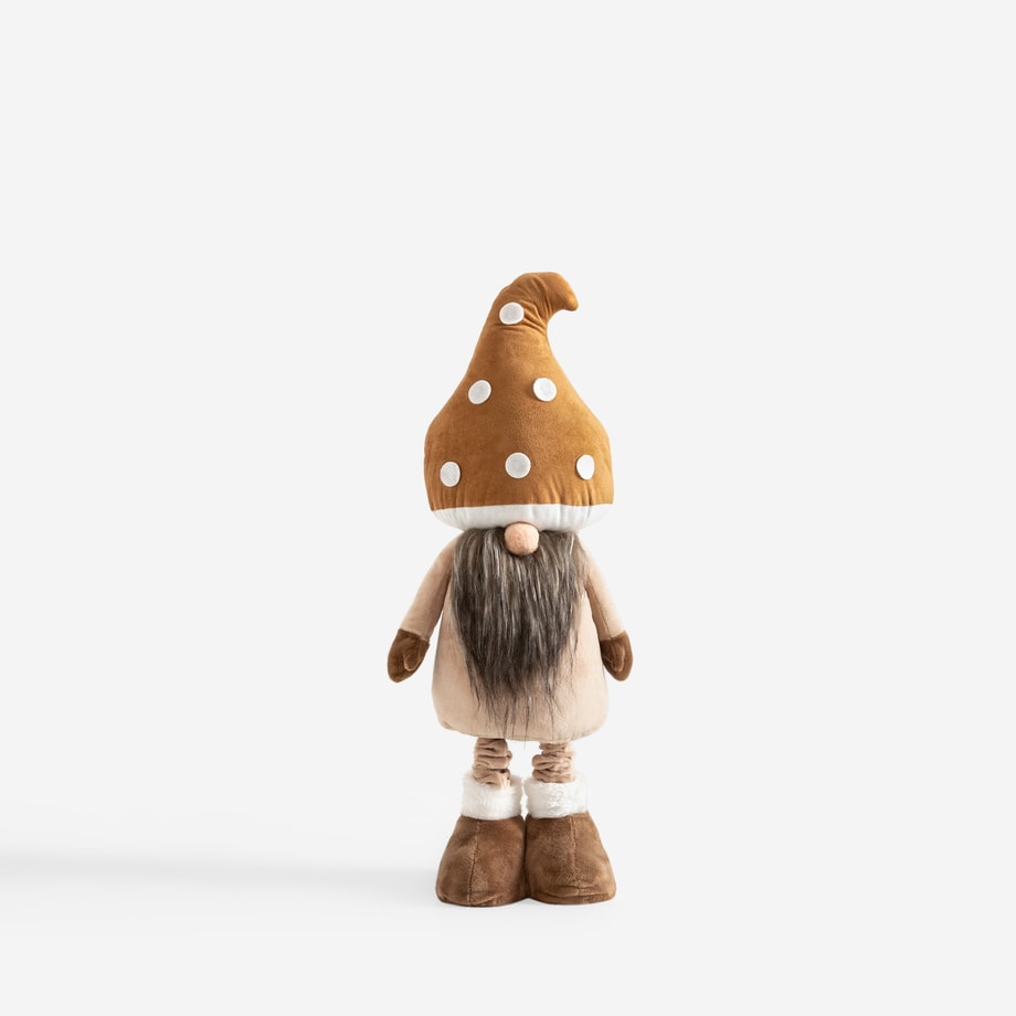 Figurka SKRZAT jesienny grzybek brązowy 55-82 cm