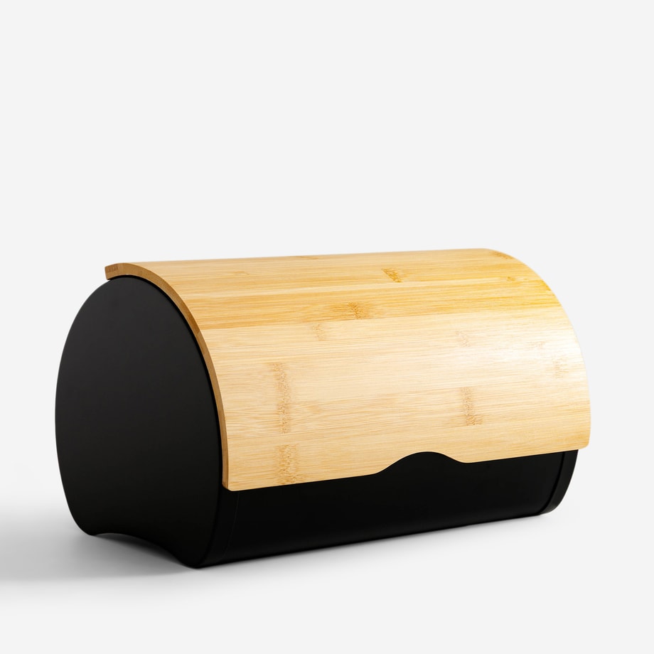 Chlebak czarny BAMBOO 20x24x32 cm