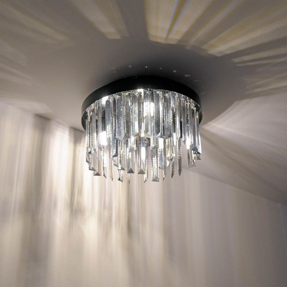 Lampa sufitowa czarna 30 cm KULUNKA 