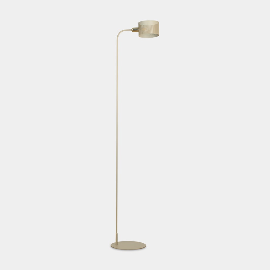 Lampa podłogowa szarobeżowa MIKO