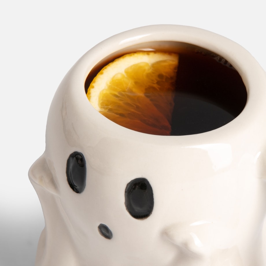 Kubek ceramiczny DUCH, biały, 280 ml