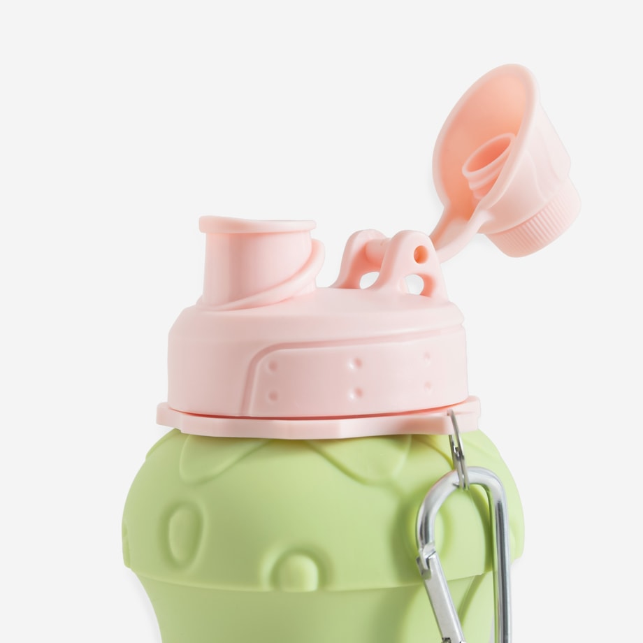 Butelka silikonowa zielona 600 ml COMPACT CORE
