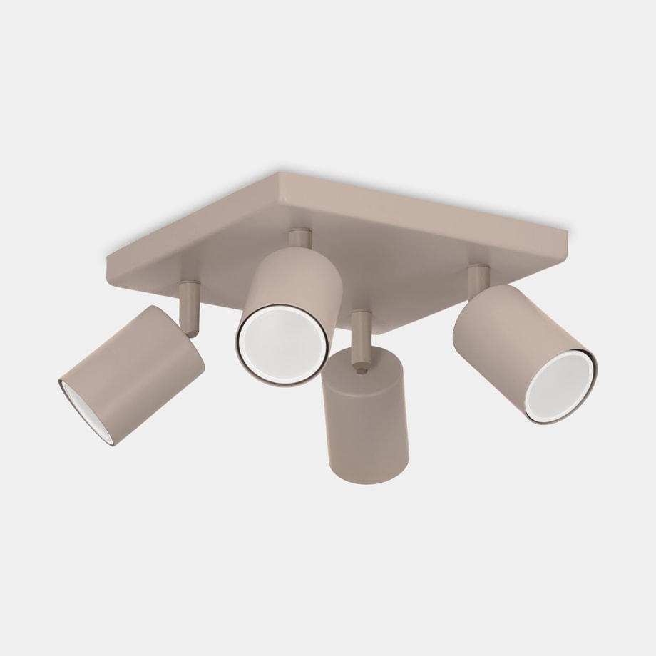 ORO GAVIA lampa sufitowa 4-punktowa beżowa