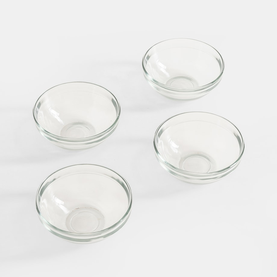 Komplet 4 miseczek szklanych 275 ml
