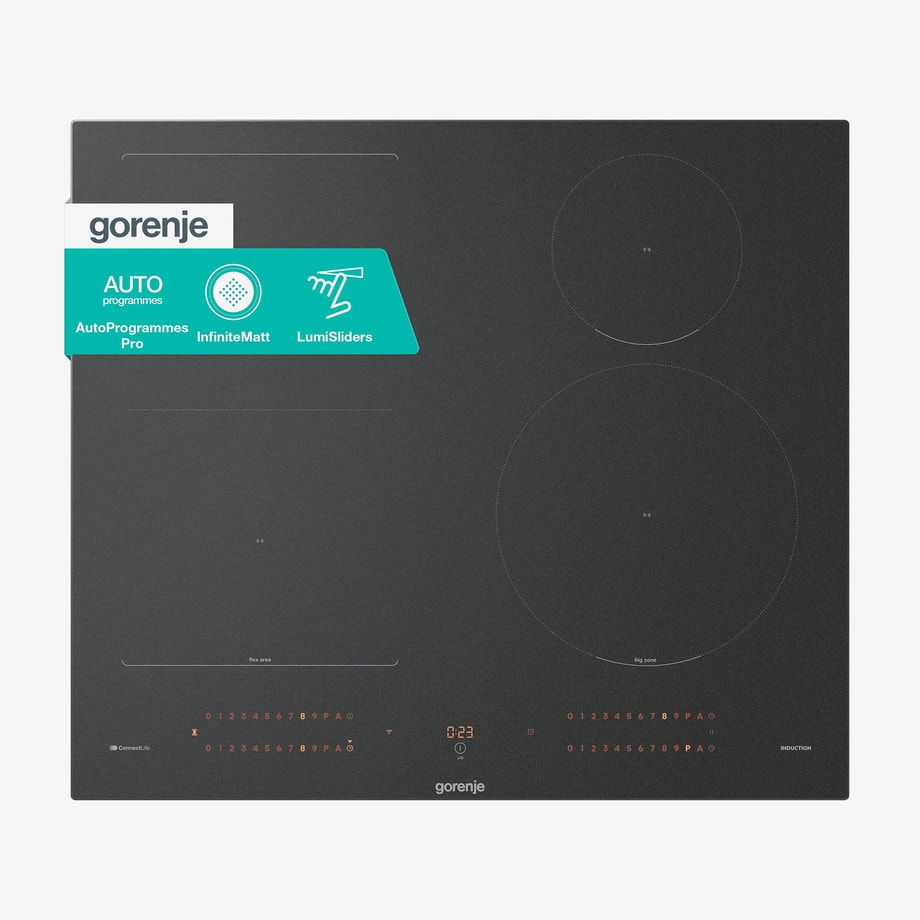 Płyta indukcyjna z aplikacją Connect Life czarna matowa GORENJE GI6433SRWF