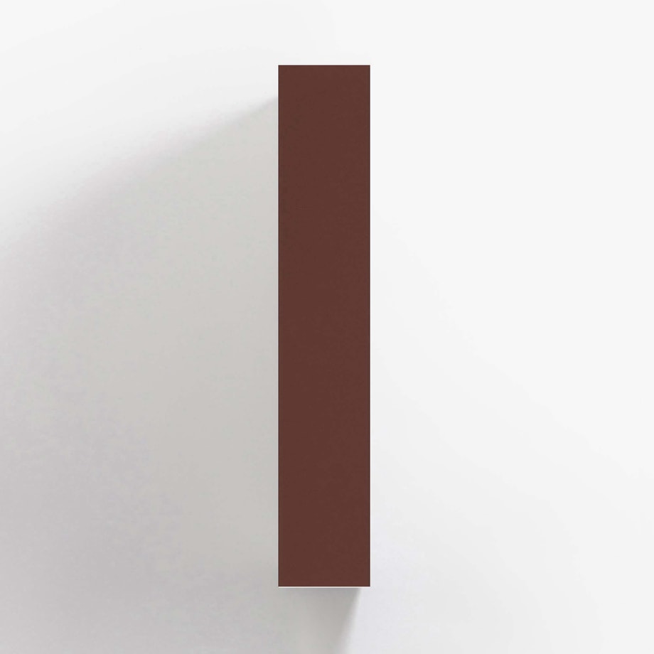 Blenda narożna górna czerwony mat 15x98 cm MADERA