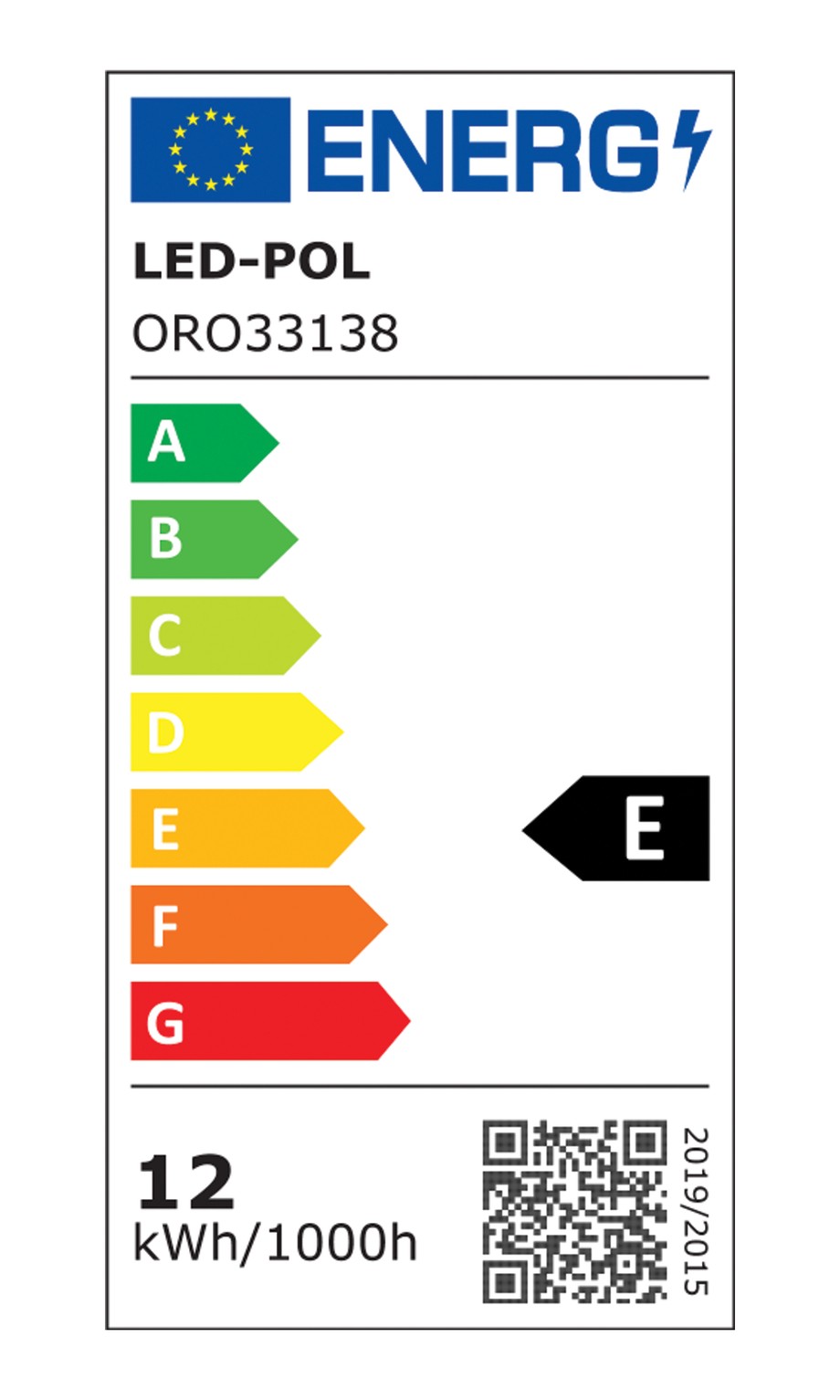 Plafon LED 12W biały ORO MARS