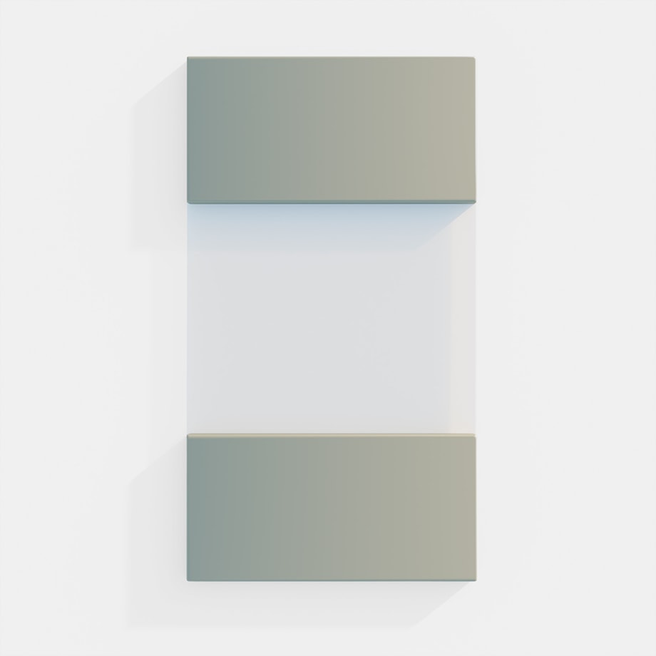 SALVINA front do witryny szałwia 39,6x71,3x1,6 cm