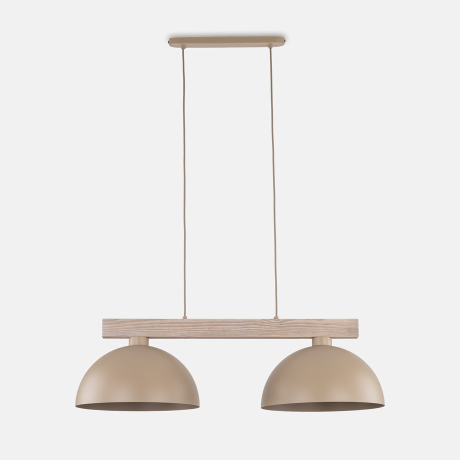 Lampa wisząca 2 klosze sabbia OSLO