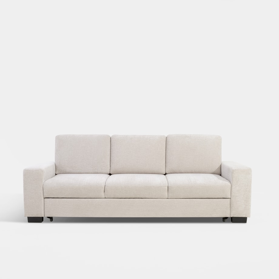 Sofa rozkładana beżowa ROLAND