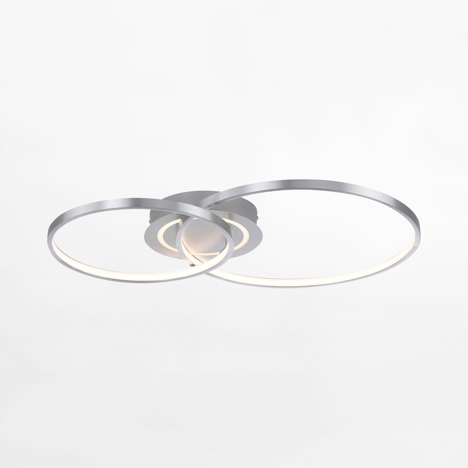 Lampa sufitowa LED 30W srebrna ASMINA