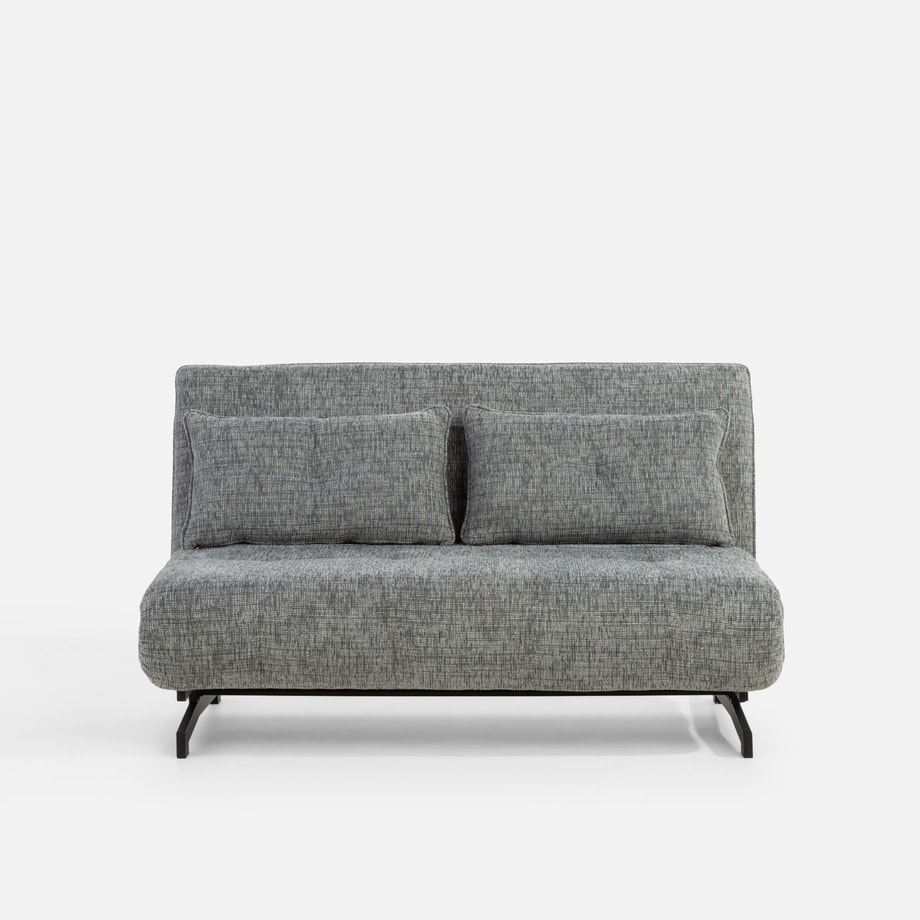 Sofa 3-osobowa rozkładana szara PIMIO