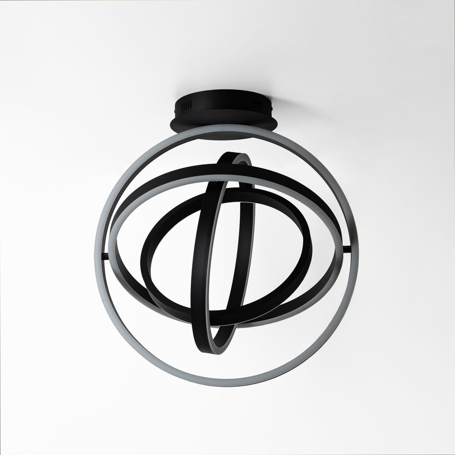 Lampa sufitowa TESS LED czarna