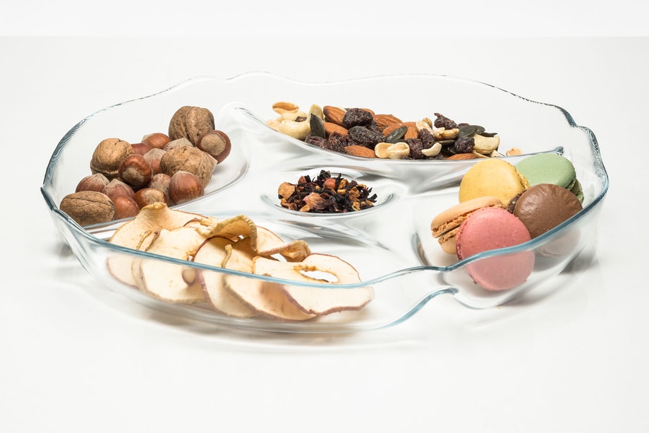 Półmisek szklany dzielony PATISSERIE PASABAHCE 30 cm