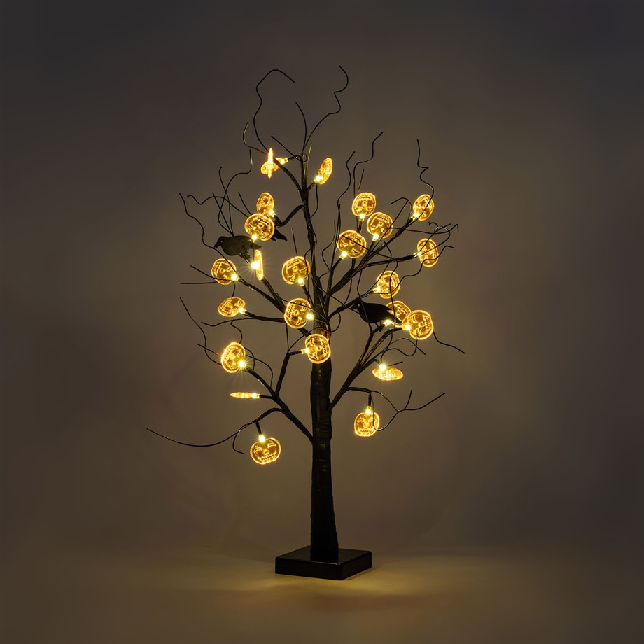 Dekoracyjne drzewko led dynie 60 cm