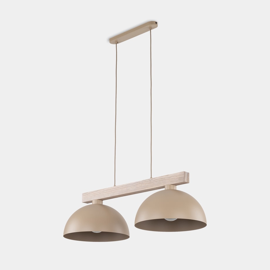 Lampa wisząca 2 klosze sabbia OSLO