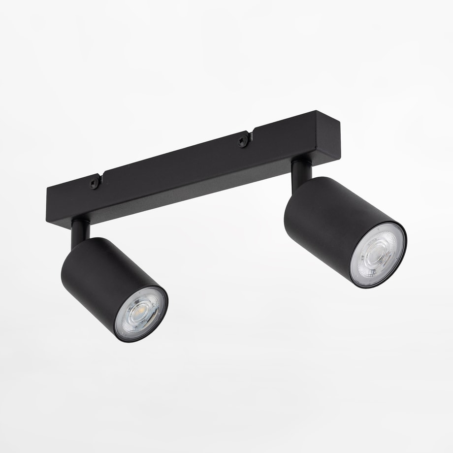 Listwa sufitowa 2 reflektory czarna TOP