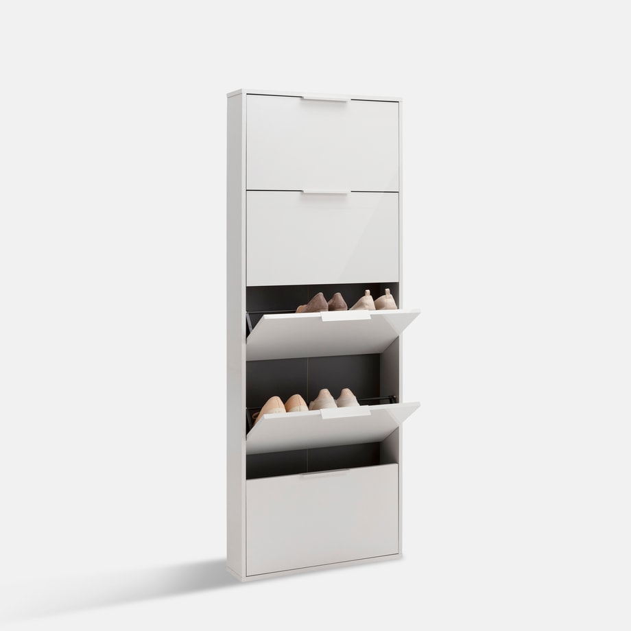 Szafka na buty, wysoka wys. 173,5 cm MACCHIATO