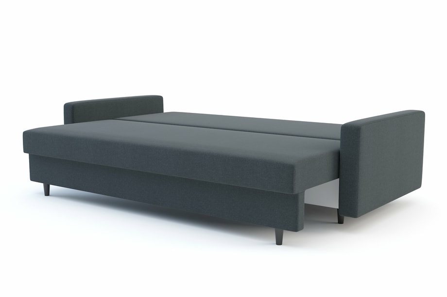 Sofa rozkładana ciemnoszara KELLY