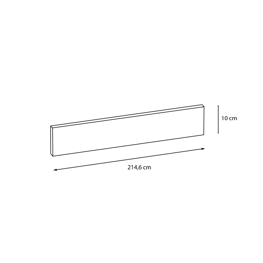 Cokół granatowy mat 10x214,6 cm MADERA