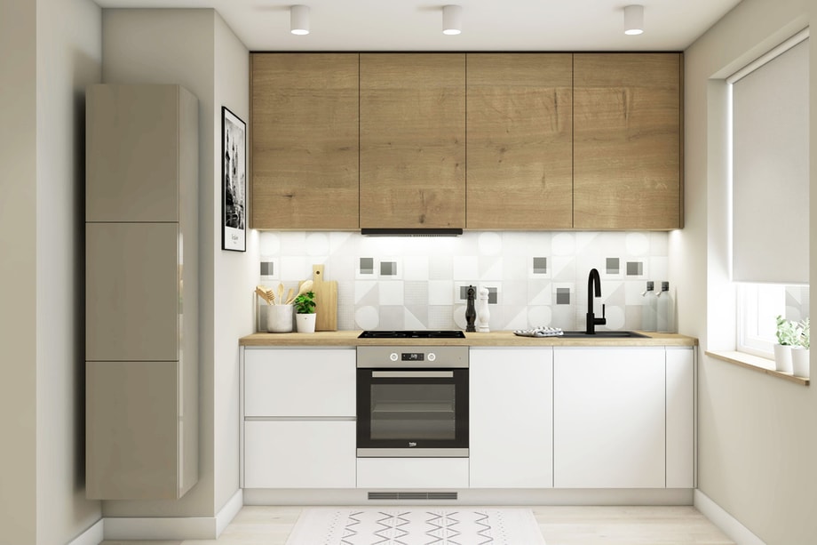 Front drzwi BARATO 60x76,5 dąb hamilton naturalny
