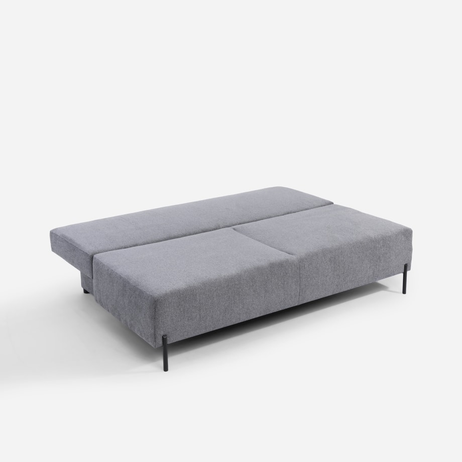 NOMI sofa 3-osobowa rozkładana szara
