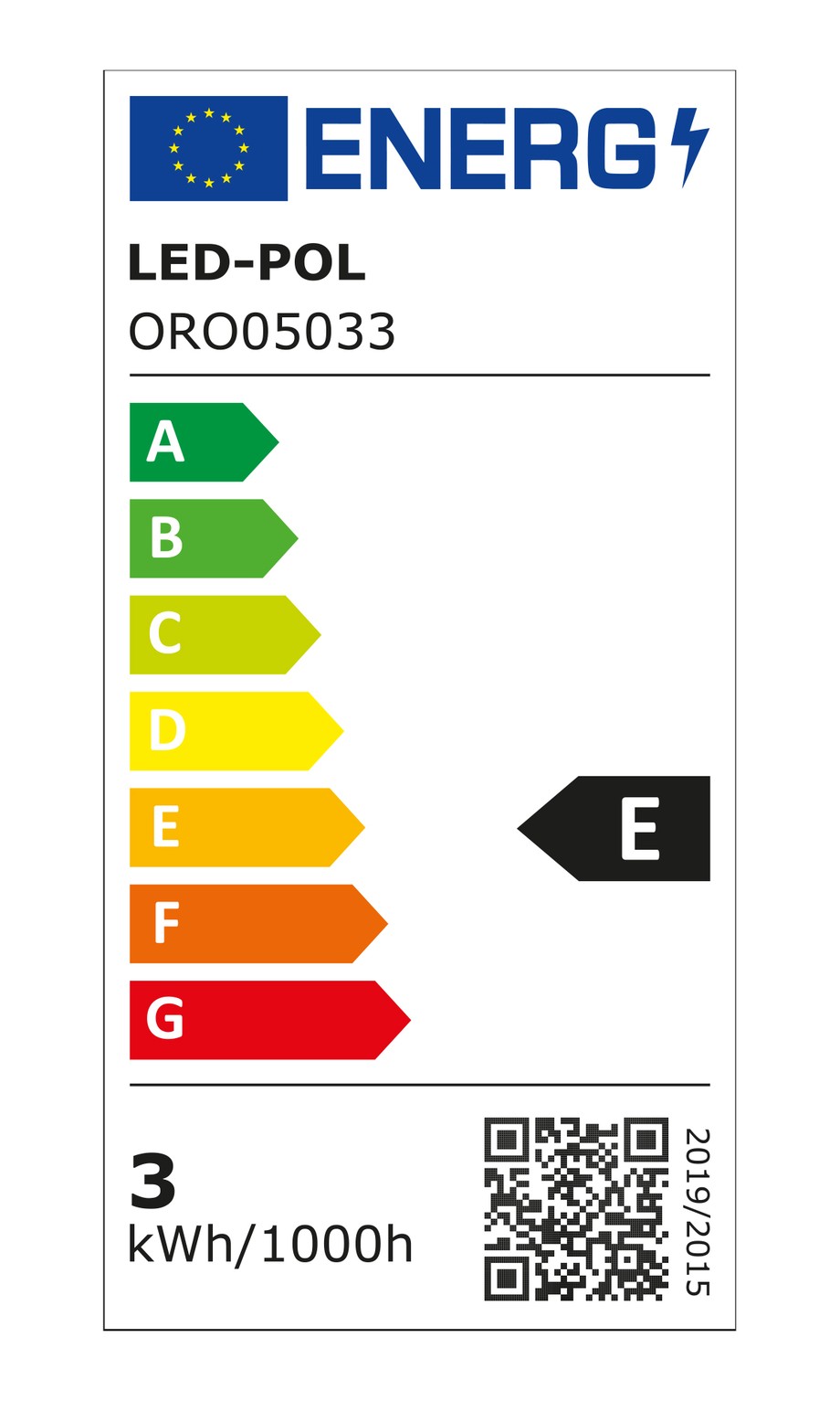 Żarówka LED ORO-G9-OLI-3W-WW-II barwa ciepła