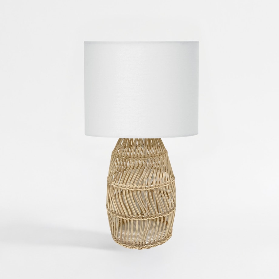 Lampa stołowa rattan KORFU