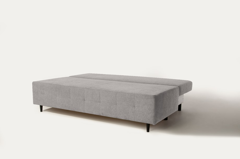 Sofa rozkładana 3-osobowa jasnoszara ARIEL