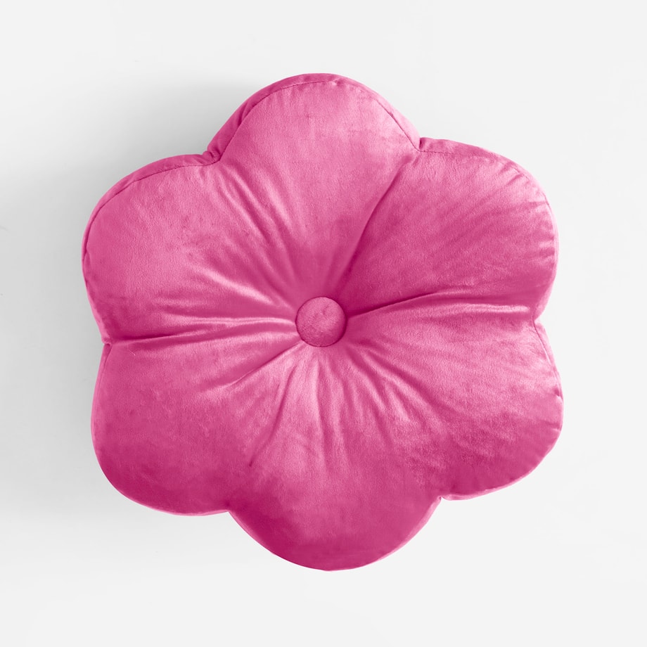 BLOOMI Poduszka kwiatek fuksja 38x38 cm