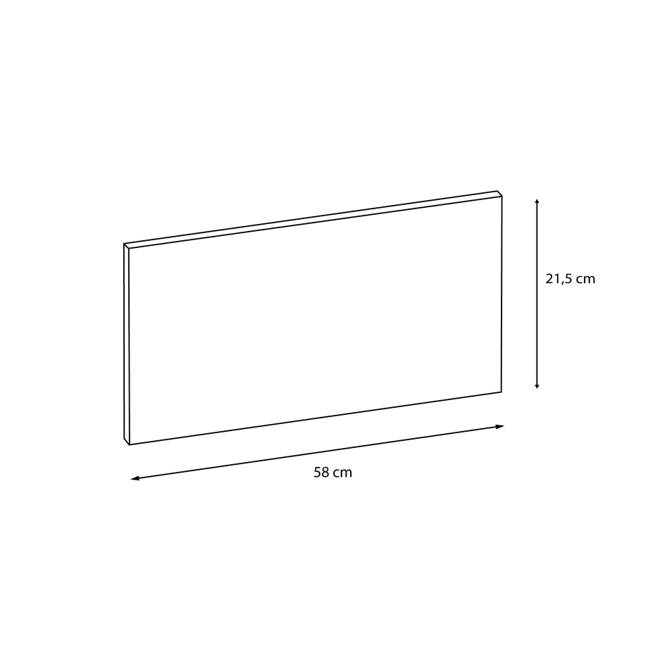 Formatka stojąca granatowa mat 58x21,5 cm MADERA