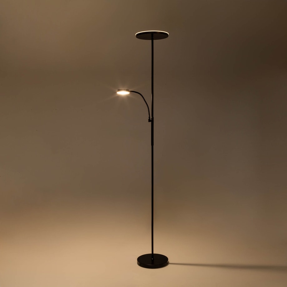 Lampa podłogowa LED czarna MANDI